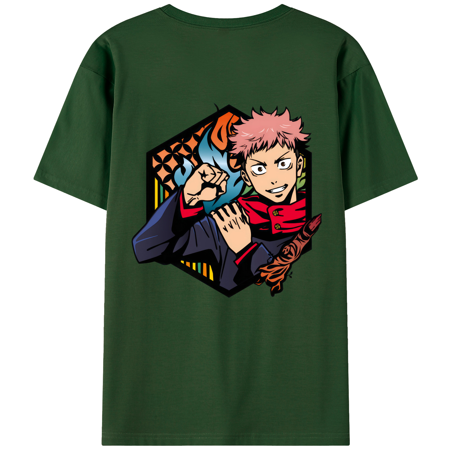 （画像用） 呪術廻戦 Jujutsu Kaisen 綿100％半袖Tシャツ（背面プリント）